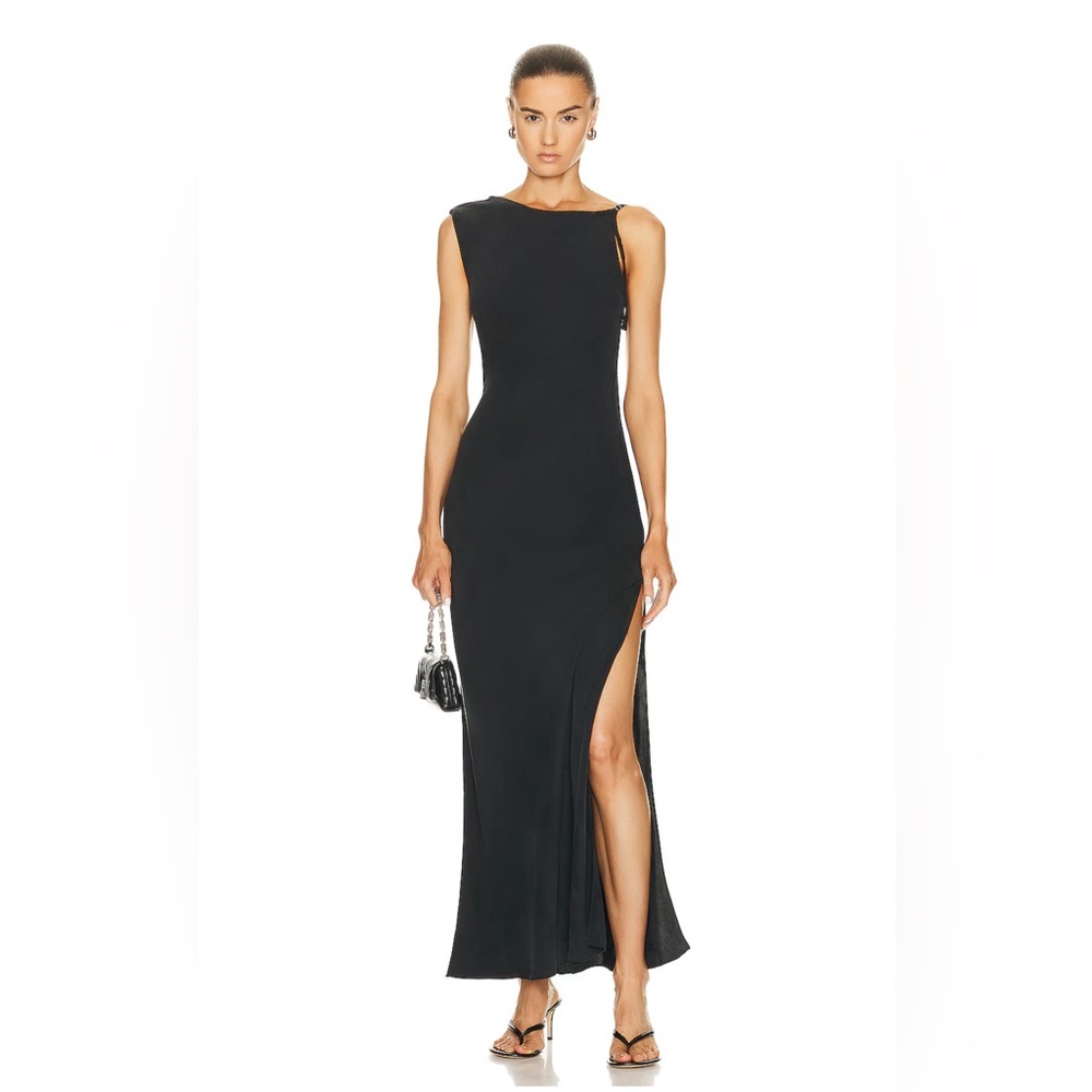 St. Agni Sophia Drape Dress